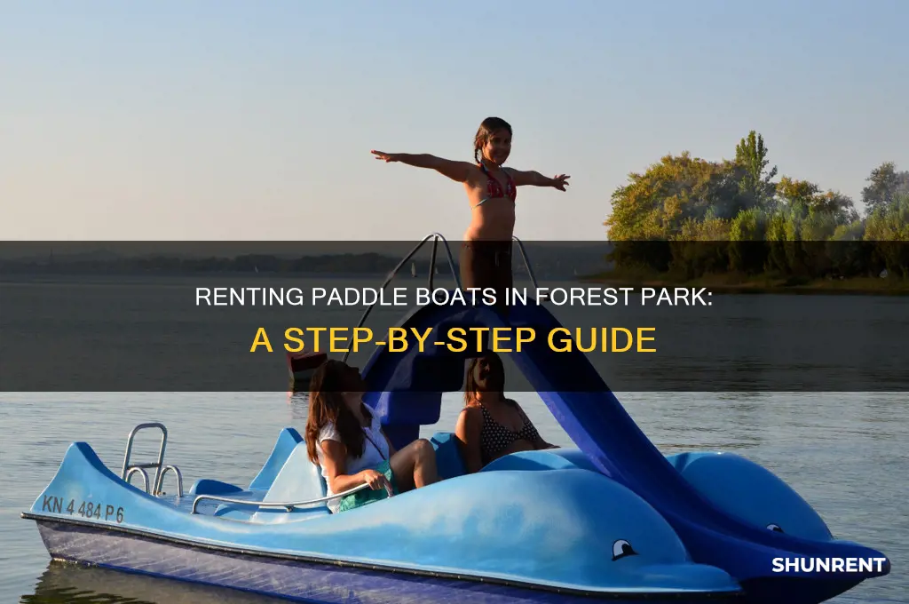 how to rent paddle boats in forest park