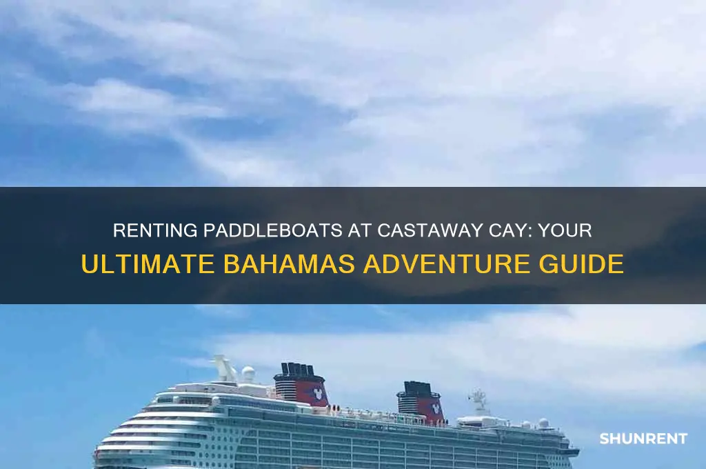 how to rent paddleboat castaway cay bahamas