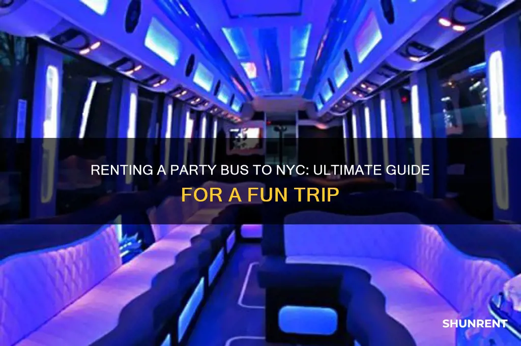how to rent party bus to nyc
