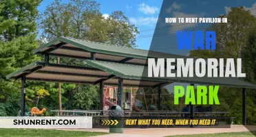 Renting a Pavilion in War Memorial Park: A Step-by-Step Guide