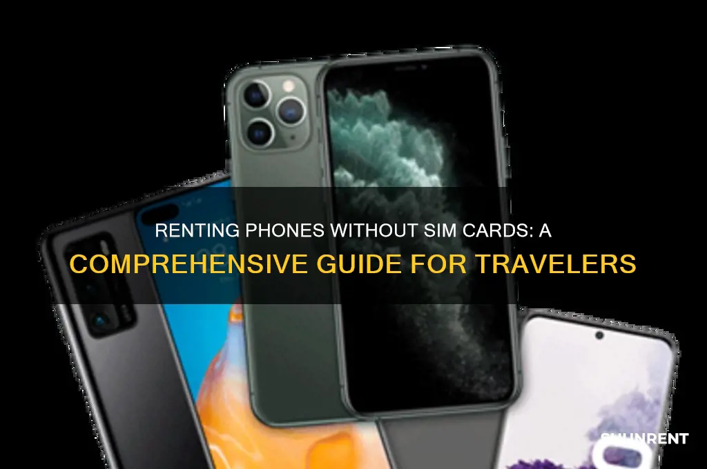 how to rent phones with no sim card