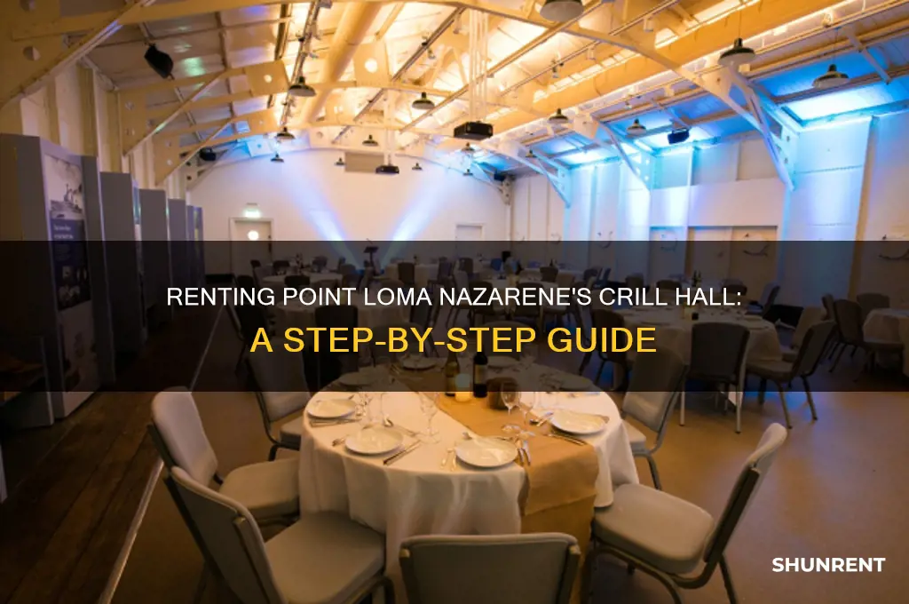 how to rent point loma nazarene crill performance hall