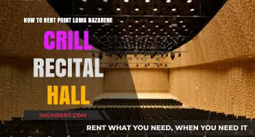Renting Point Loma Nazarene's Crill Recital Hall: A Step-by-Step Guide