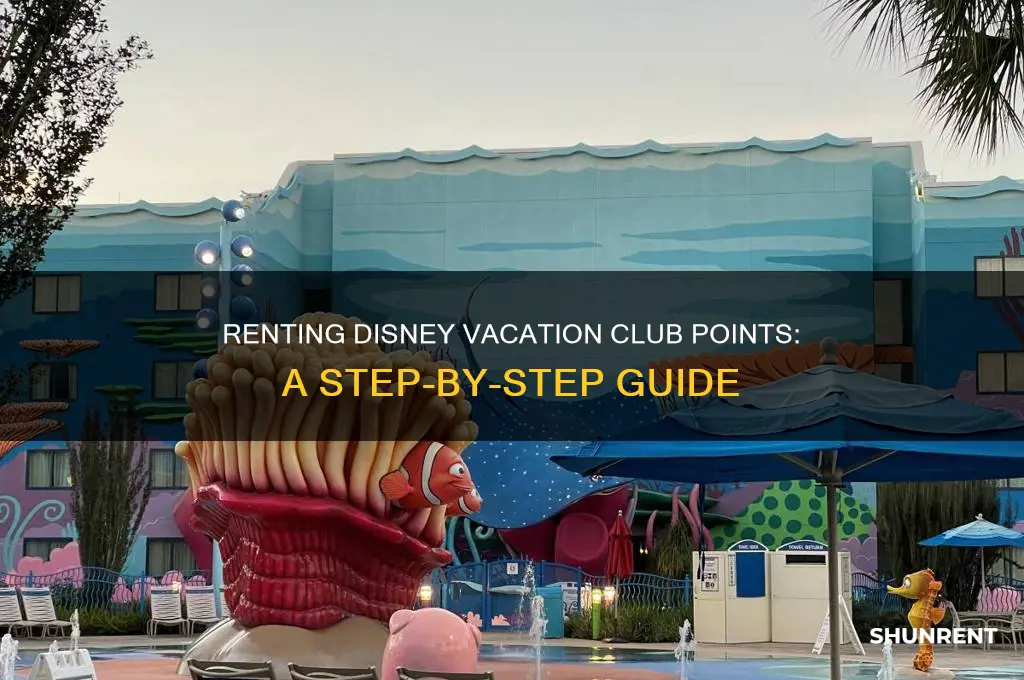 how to rent points for disney vacation club