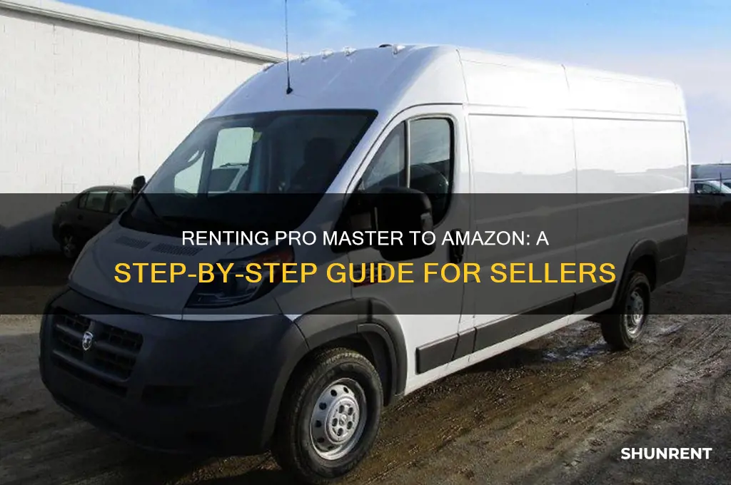 how to rent pro master to amazon