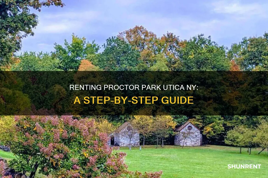 how to rent proctor park utica ny