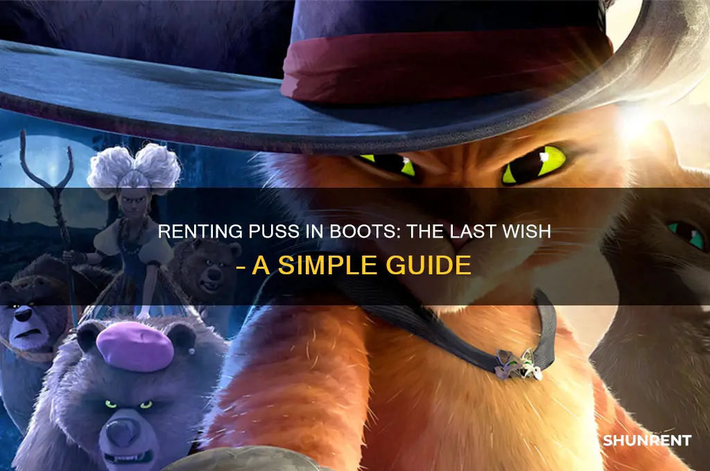 how to rent puss in boots the last wish