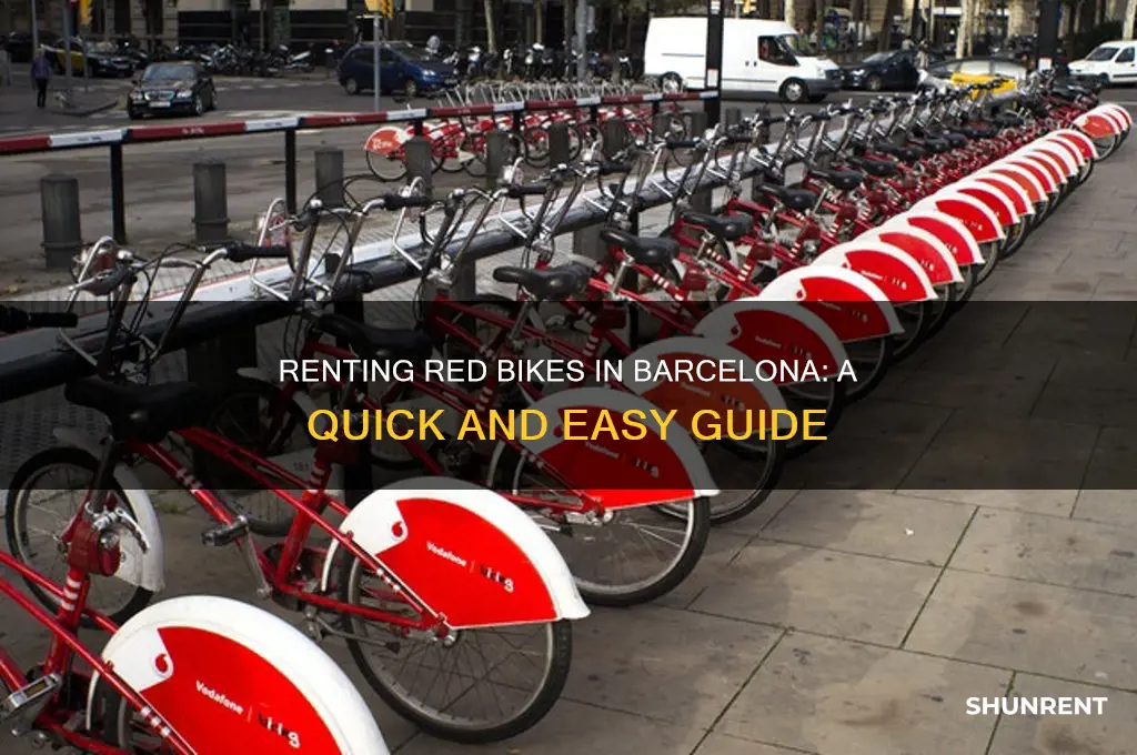 how to rent red bikes in barcelona