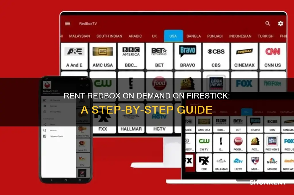 how to rent redbox on demand on firestick