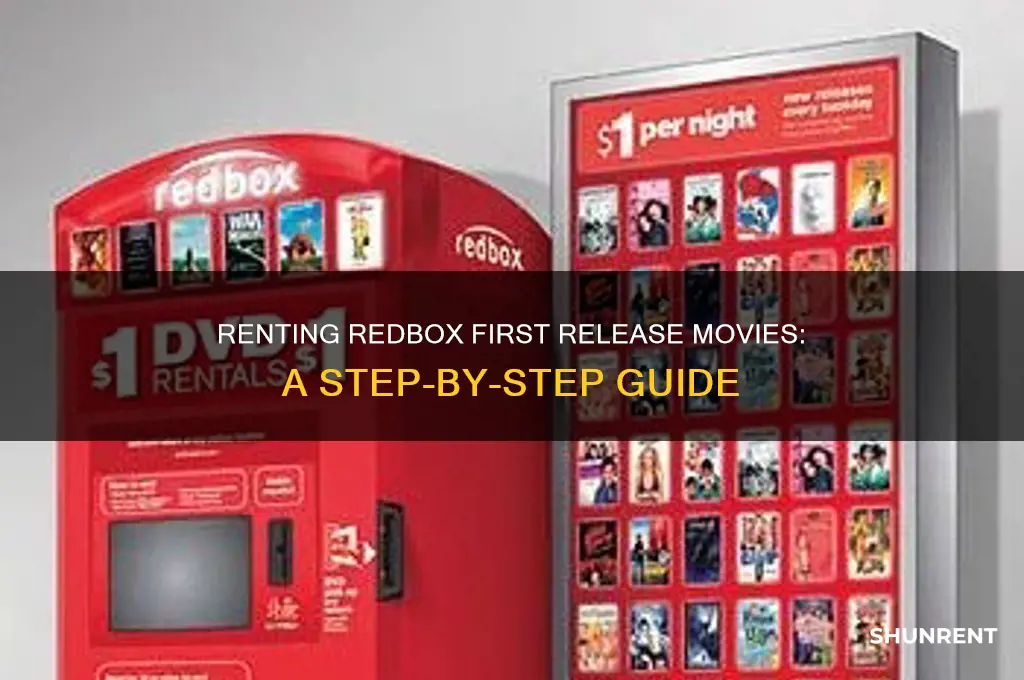 how to rent redbox on first release