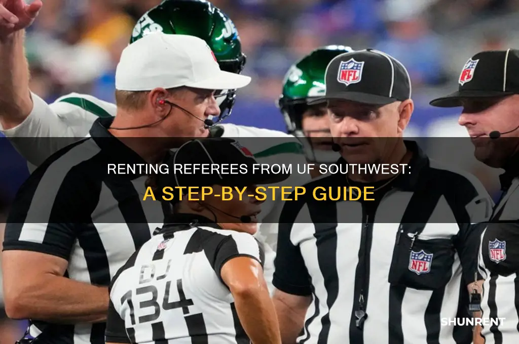 how to rent referrees from uf southwest