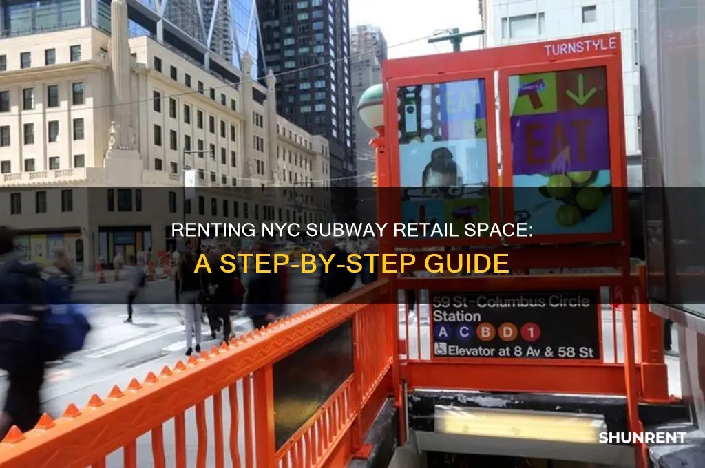 how to rent retail space in subway in nyc