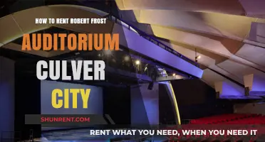 Renting Robert Frost Auditorium in Culver City: A Comprehensive Guide