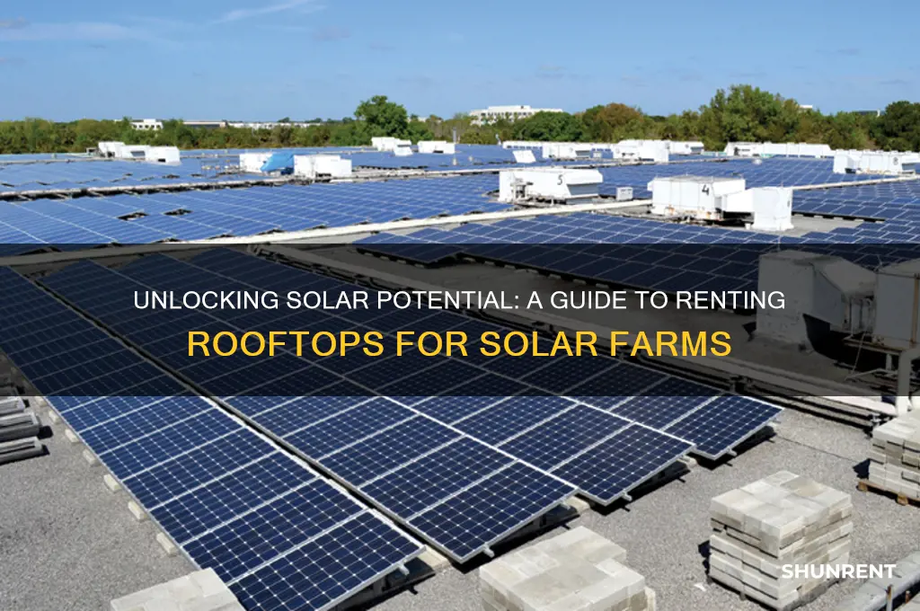 how to rent rooftops for solar farm