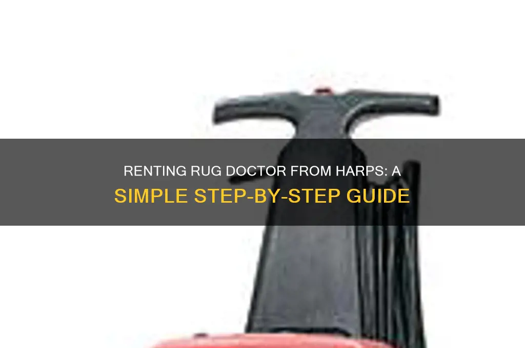 how to rent rug doctor from harps