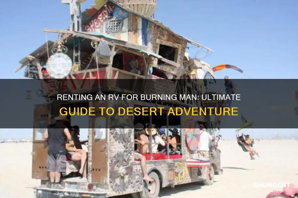 how to rent rv for burning man