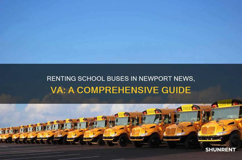 how to rent school buses newport news va
