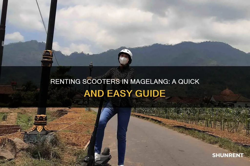 how to rent scooter in magelang indonesia