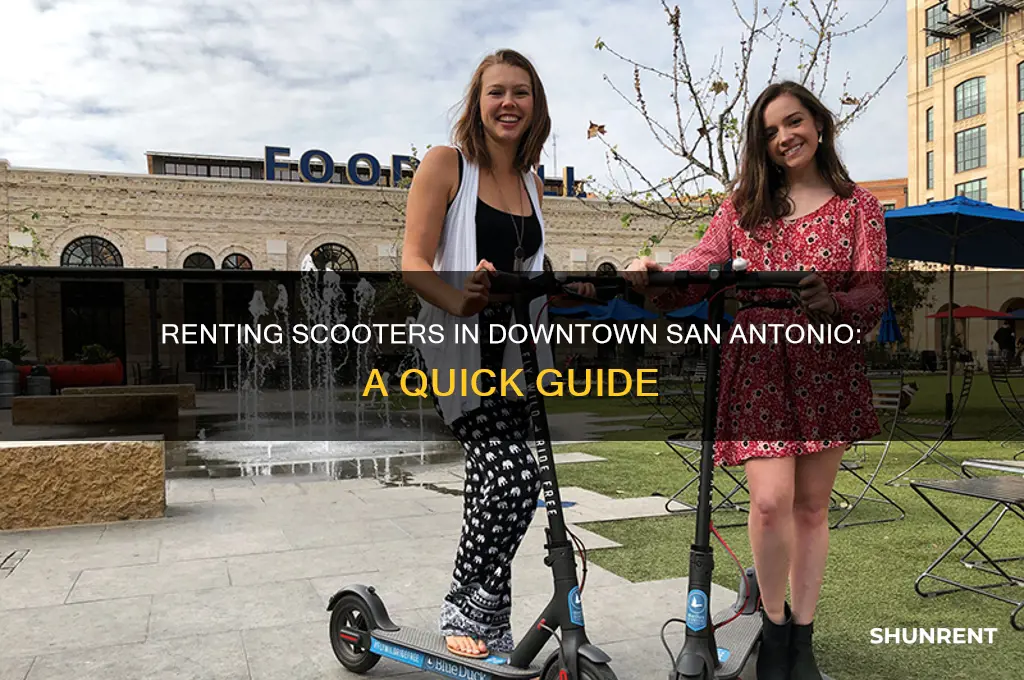 how to rent scooters downtown san antonio