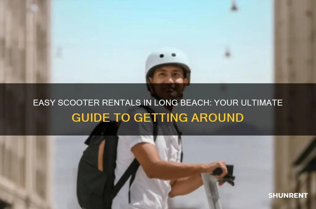 how to rent scooters in long beach