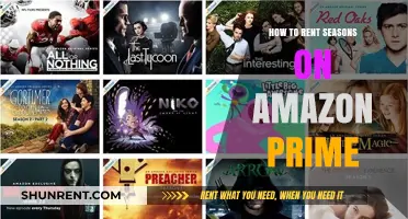 Renting TV Seasons on Amazon Prime: A Step-by-Step Guide