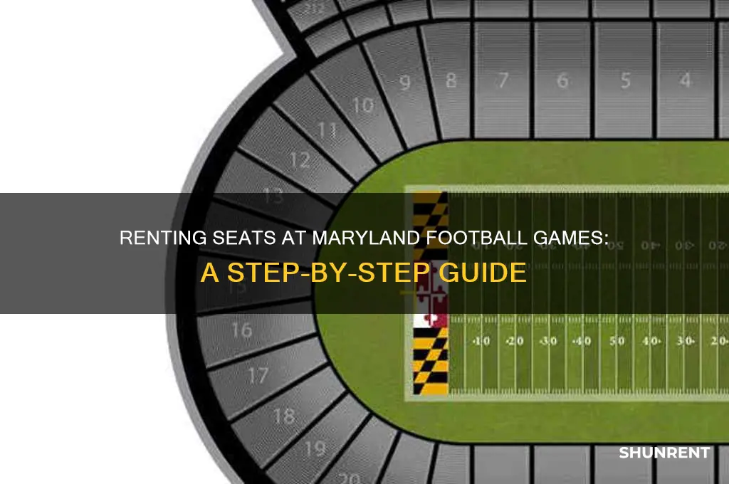how to rent seats at maryland football game