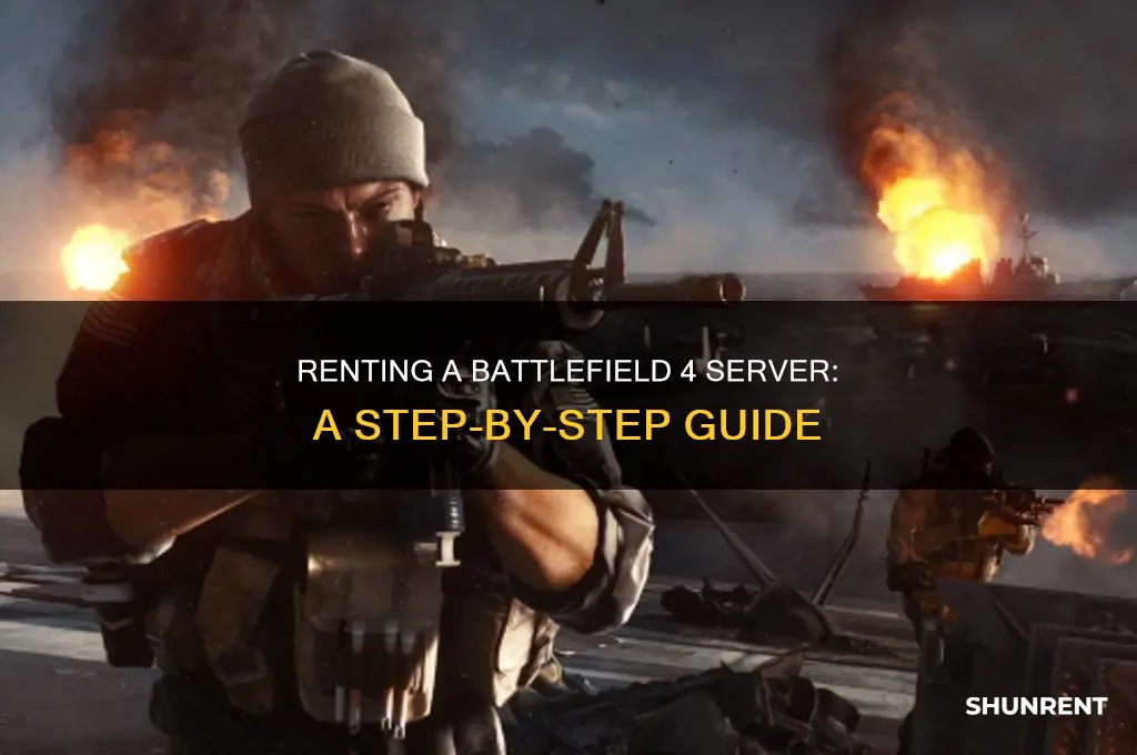 how to rent server in battlefield 4