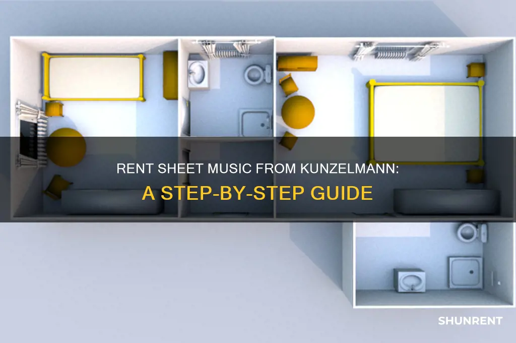 how to rent sheet music from kunzelmann publisher
