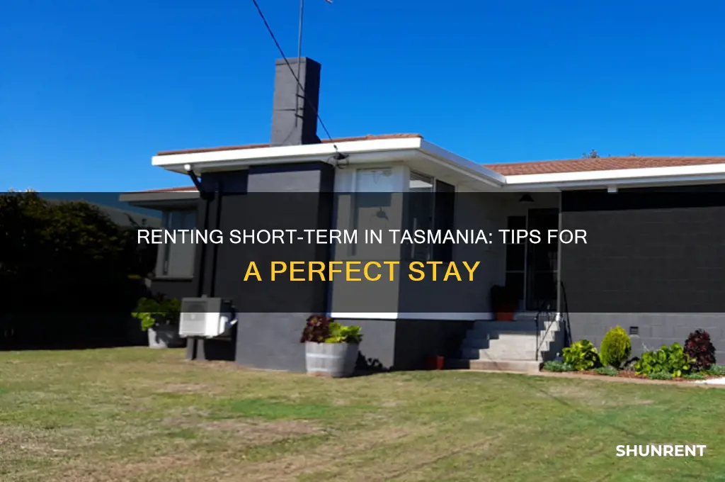how to rent short term in tasmaniaaustralia