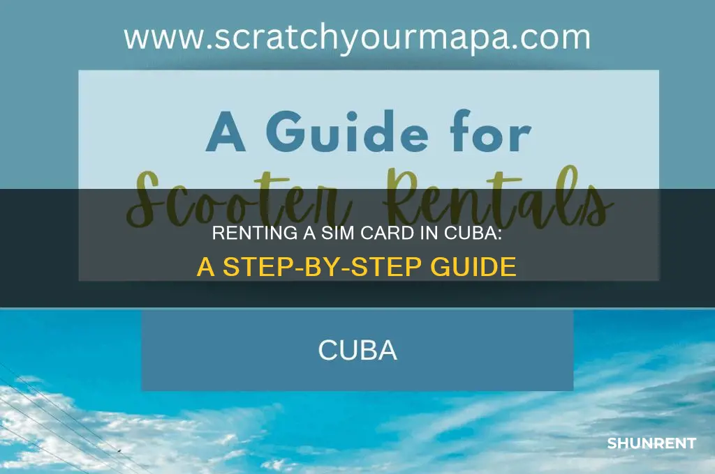 how to rent sim card in cuba