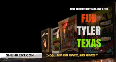 Rent Slot Machines for Fun in Tyler, Texas: A Guide