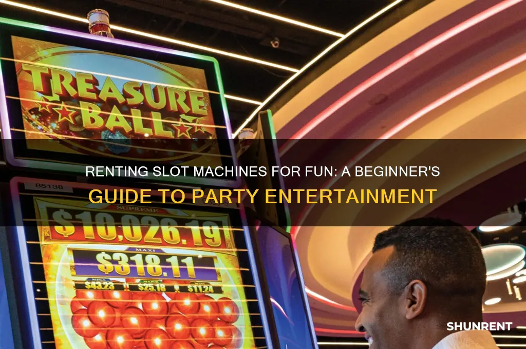 how to rent slot machines for fun