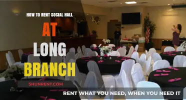 Renting Long Branch Social Hall: A Step-by-Step Guide for Events