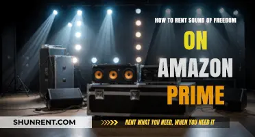 Rent Sound of Freedom on Amazon Prime: Easy Guide