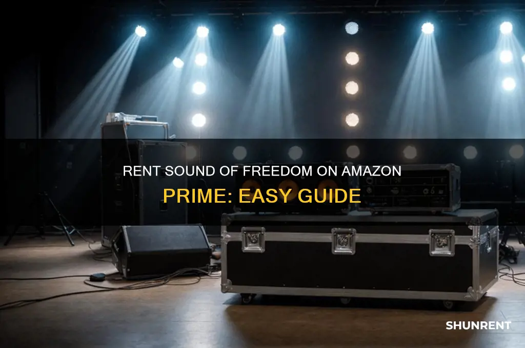 how to rent sound of freedom on amazon prime