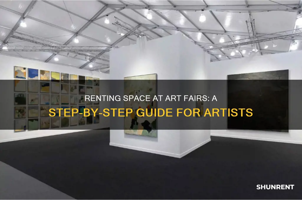 how to rent space at art fair
