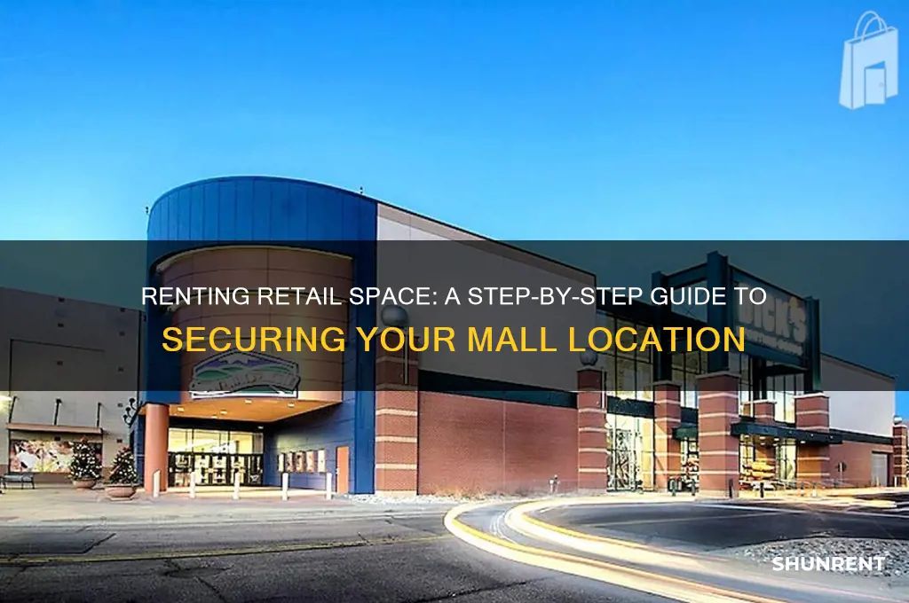 how to rent space at the mall