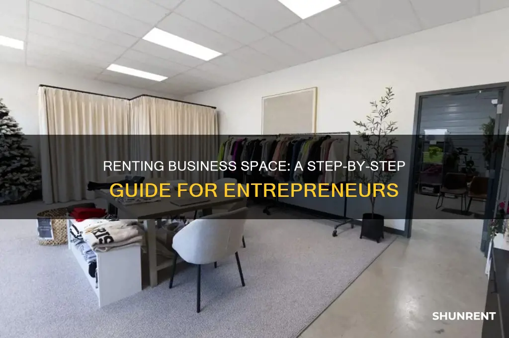 how to rent space for a business