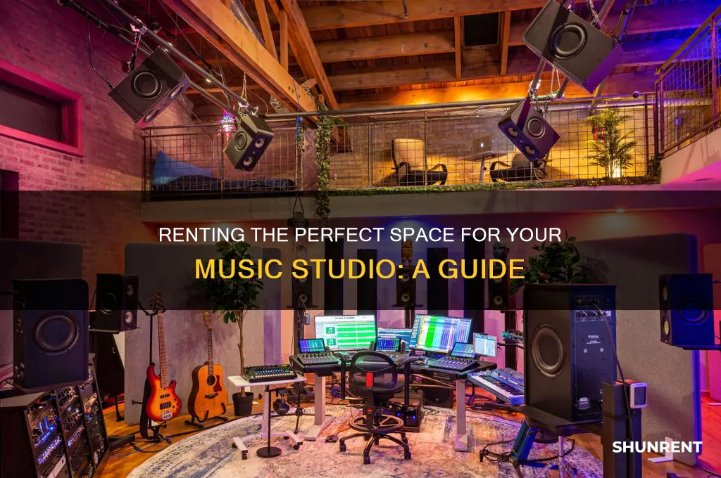 how to rent space for a music studio