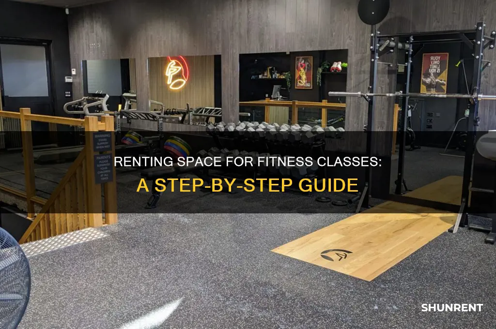 how to rent space for fitness classes
