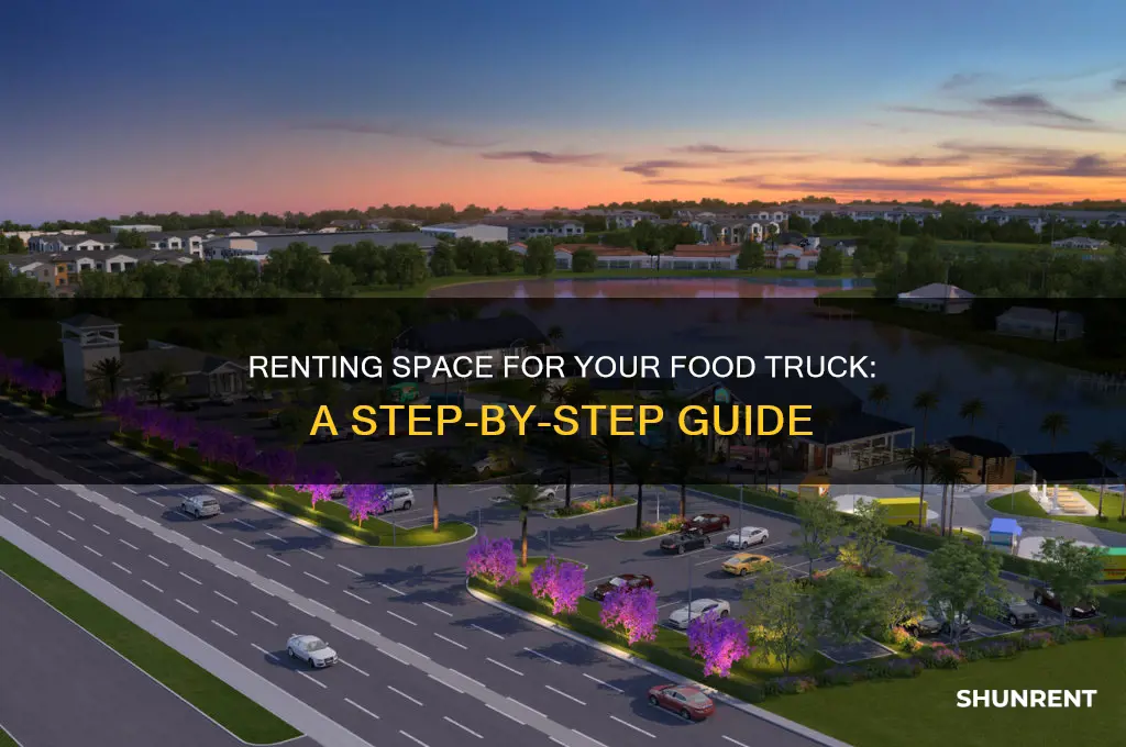 how to rent space for food truck