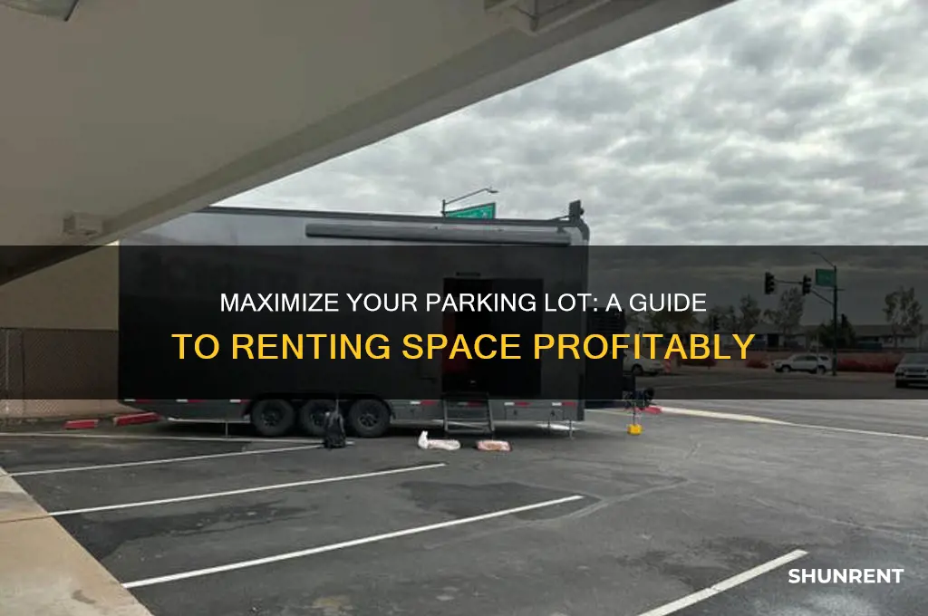 how to rent space in a parking lot