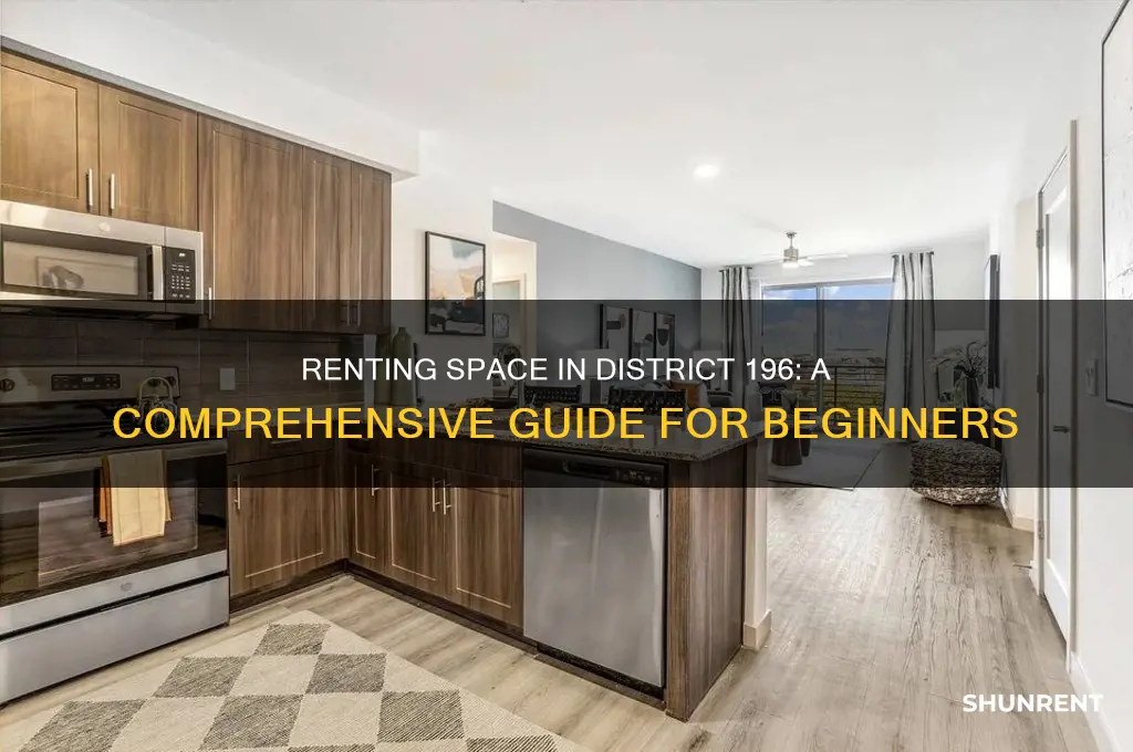 how to rent space in district 196