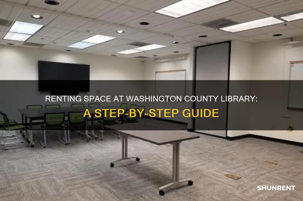 how to rent spase at washington county library