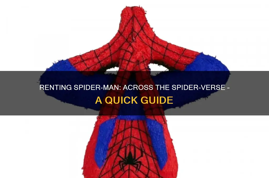 how to rent spider man across the spider verse