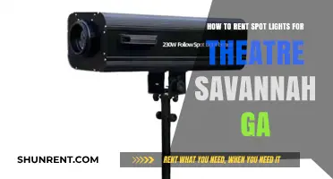 Renting Spotlights for Theatre Productions in Savannah, GA: A Guide