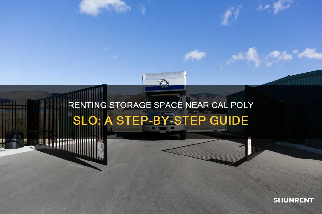 how to rent storage space cal poly slo
