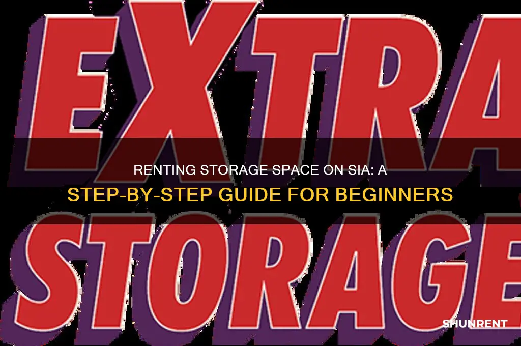 how to rent storage space on sia