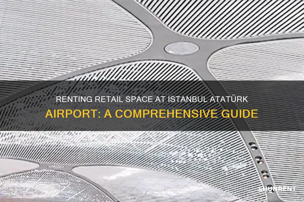 how to rent store in ataturk airport