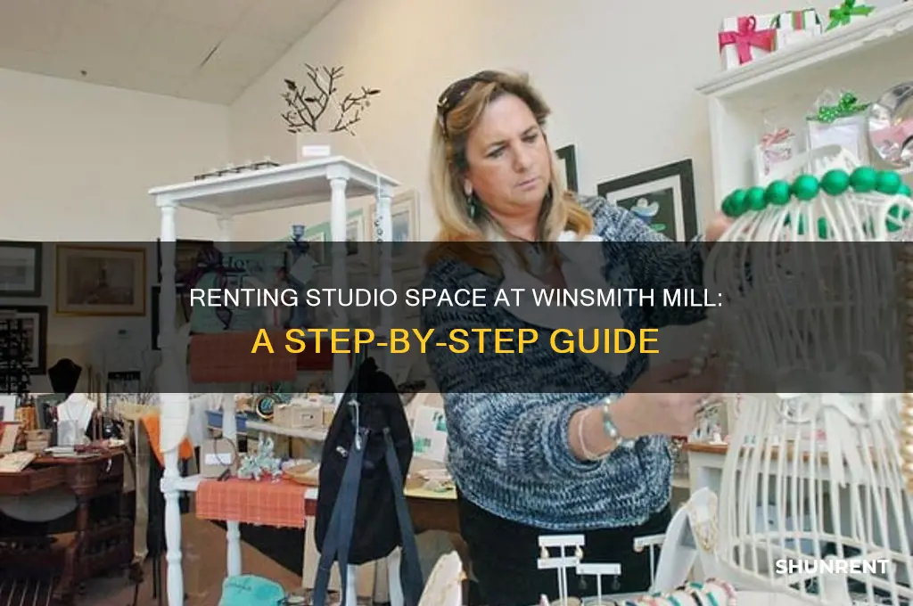 how to rent studio space at winsmith mill